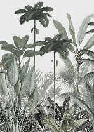 Papier peint panoramique jungle tree - Muralconcept