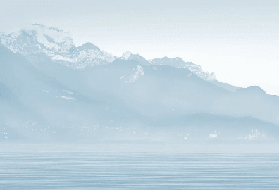 Papier peint Annecy et son lac paisible - Muralconcept