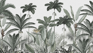 Papier peint panoramique jungle tree - Muralconcept