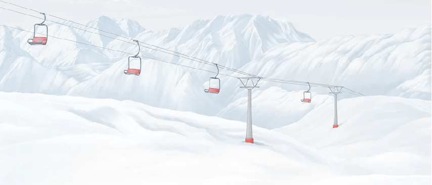 Papier peint massif des grandes Rousses - Muralconcept