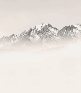 Papier peint Mont Blanc dans la brume sépia - Muralconcept