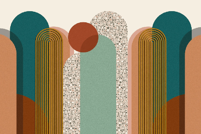 Papier peint Art pop déco graphique tendance - Muralconcept