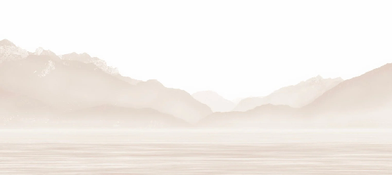 Papier peint Annecy et son lac paisible beige