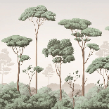 Light Breeze Pine Forest Wallpaper