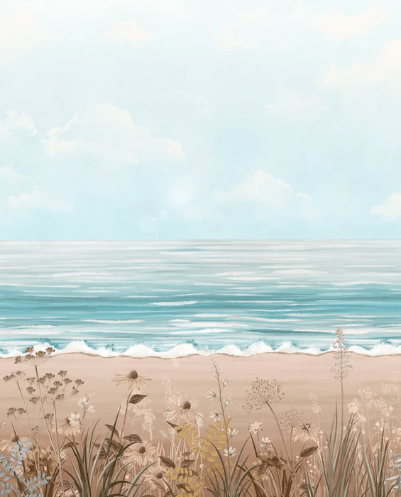 Papier peint panoramique vue mer - Muralconcept