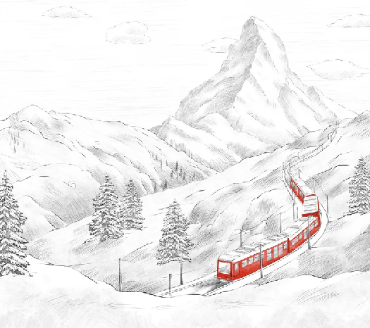 Papier peint panoramique Mont Cervin, XXL, tendance