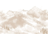 Papier peint panoramique Aravis sépia
