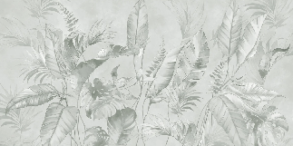 Papier peint élégante jungle sauge - Muralconcept