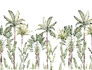 Papier peint tropical aquarelle