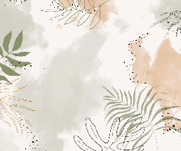 Papier peint panoramique aquarelle végétale