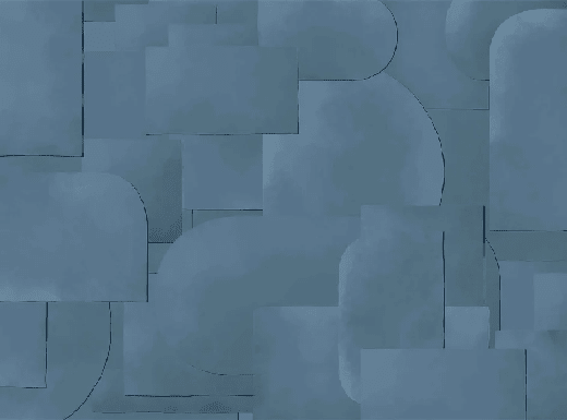 Papier peint panoramique découpé bleu - Muralconcept
