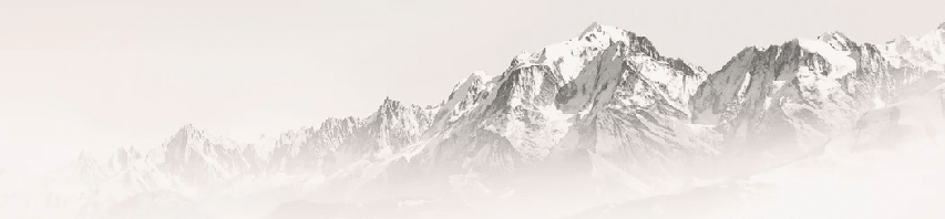 Papier peint matin brumeux Mont Blanc - Muralconcept