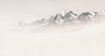 Papier peint Mont Blanc dans la brume sépia - Muralconcept