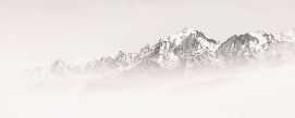 Papier peint matin brumeux Mont Blanc - Muralconcept
