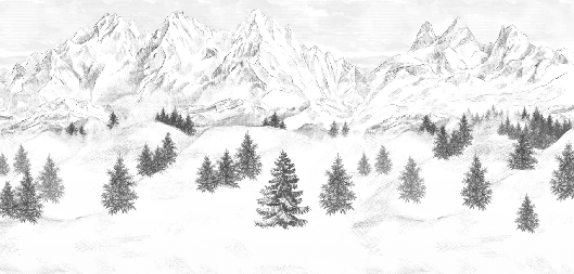 Papier peint Aiguilles d'Arves - Muralconcept