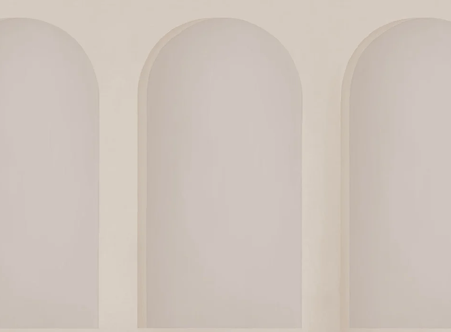 Papier peint panoramique arche beige