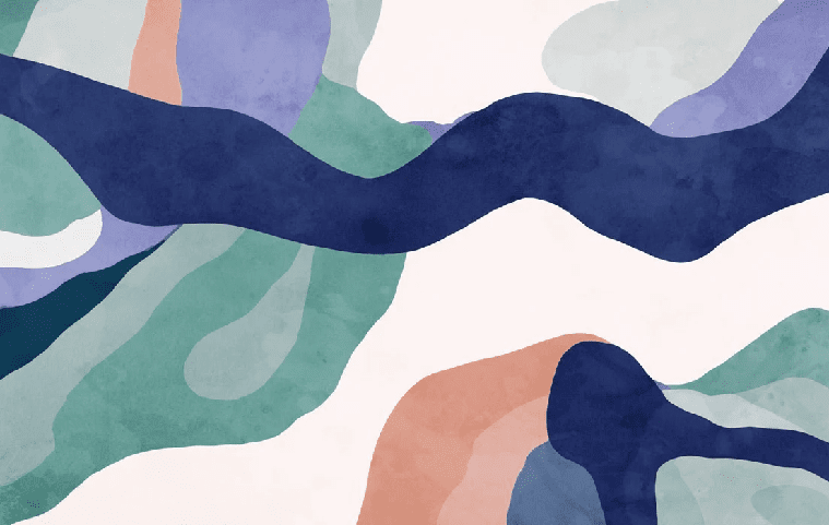 Papier peint abstrait ondulation - Muralconcept