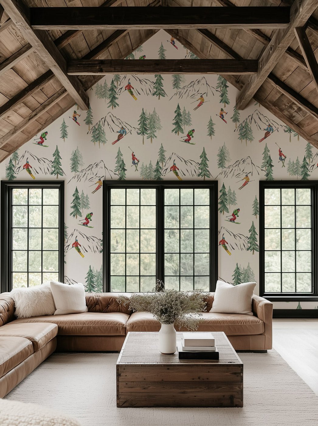 Papier peint Alpine glisse, XXL, tendance