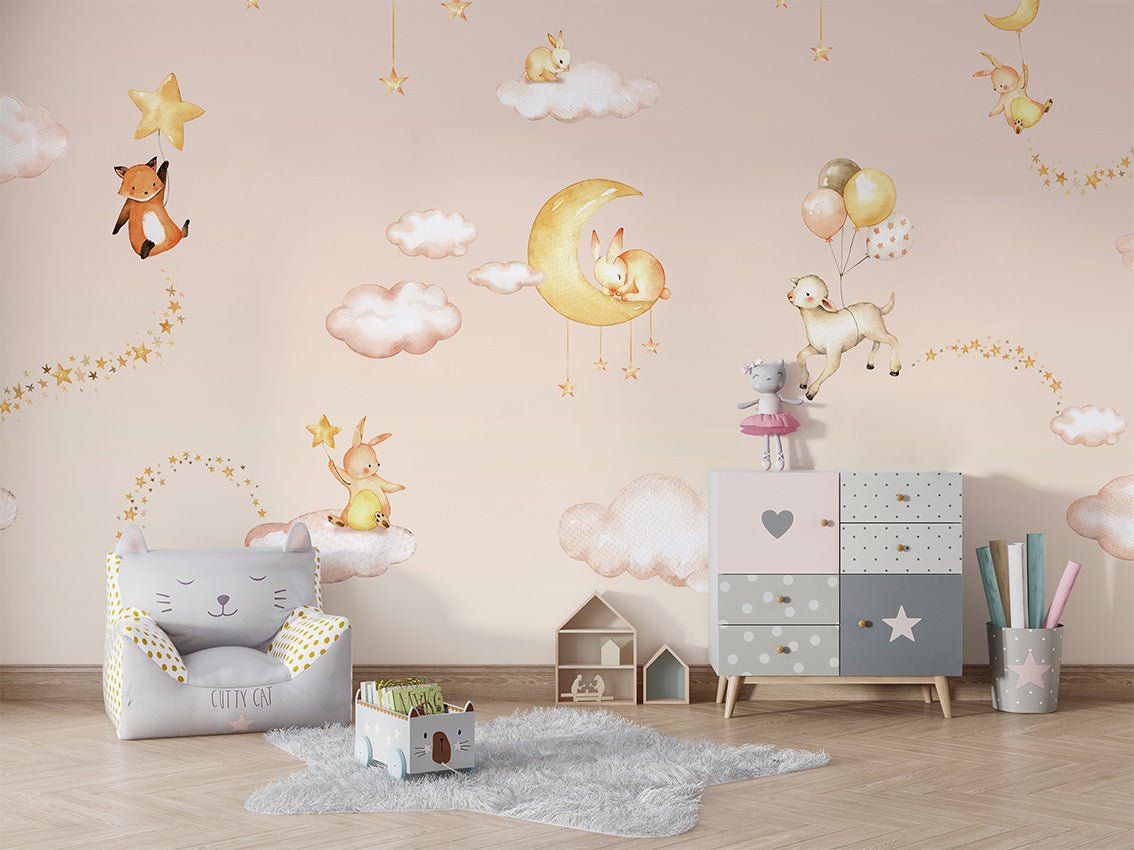 Baby wallpaper pretty dreams pink 