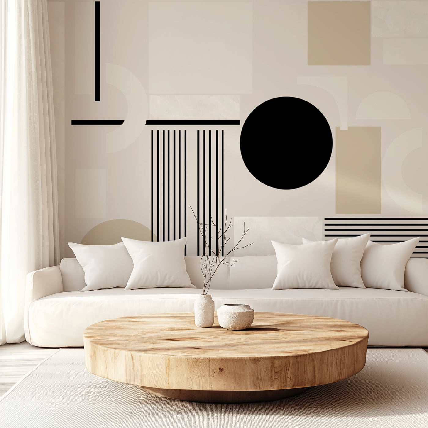 papier peint moderne pour salon 