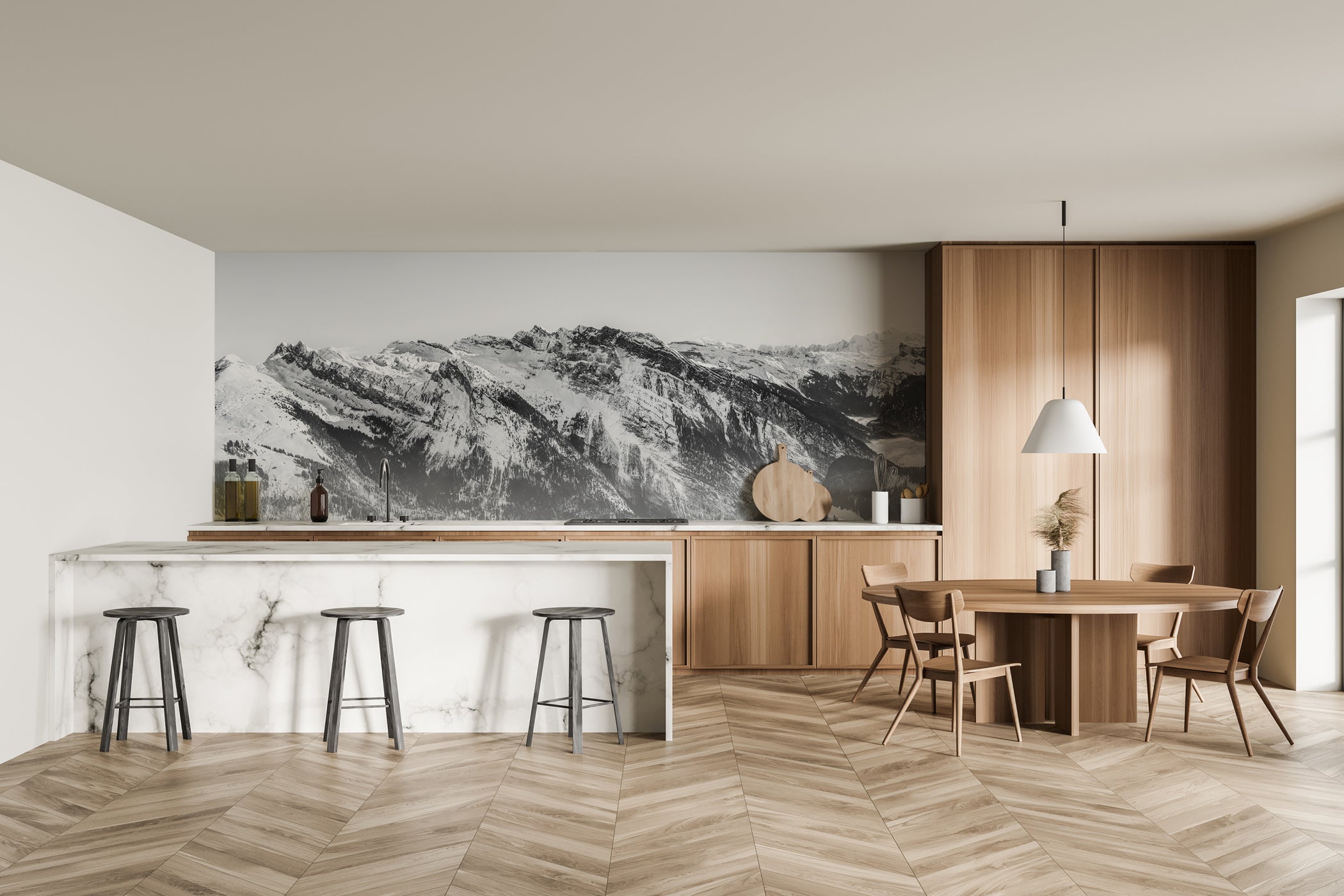 tapisserie montagne muralconcept