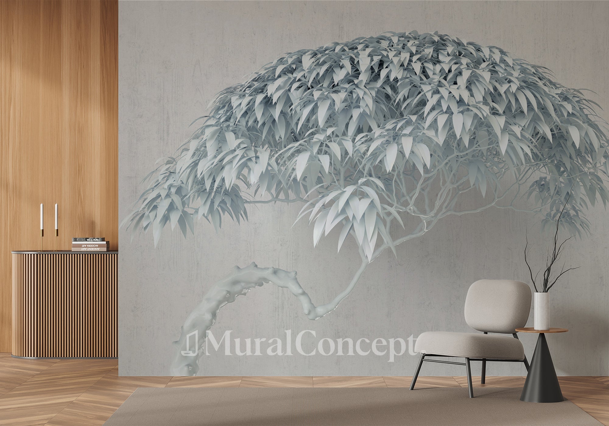 Papier peint panoramique  Arbre Nordic Style, XXL, tendance