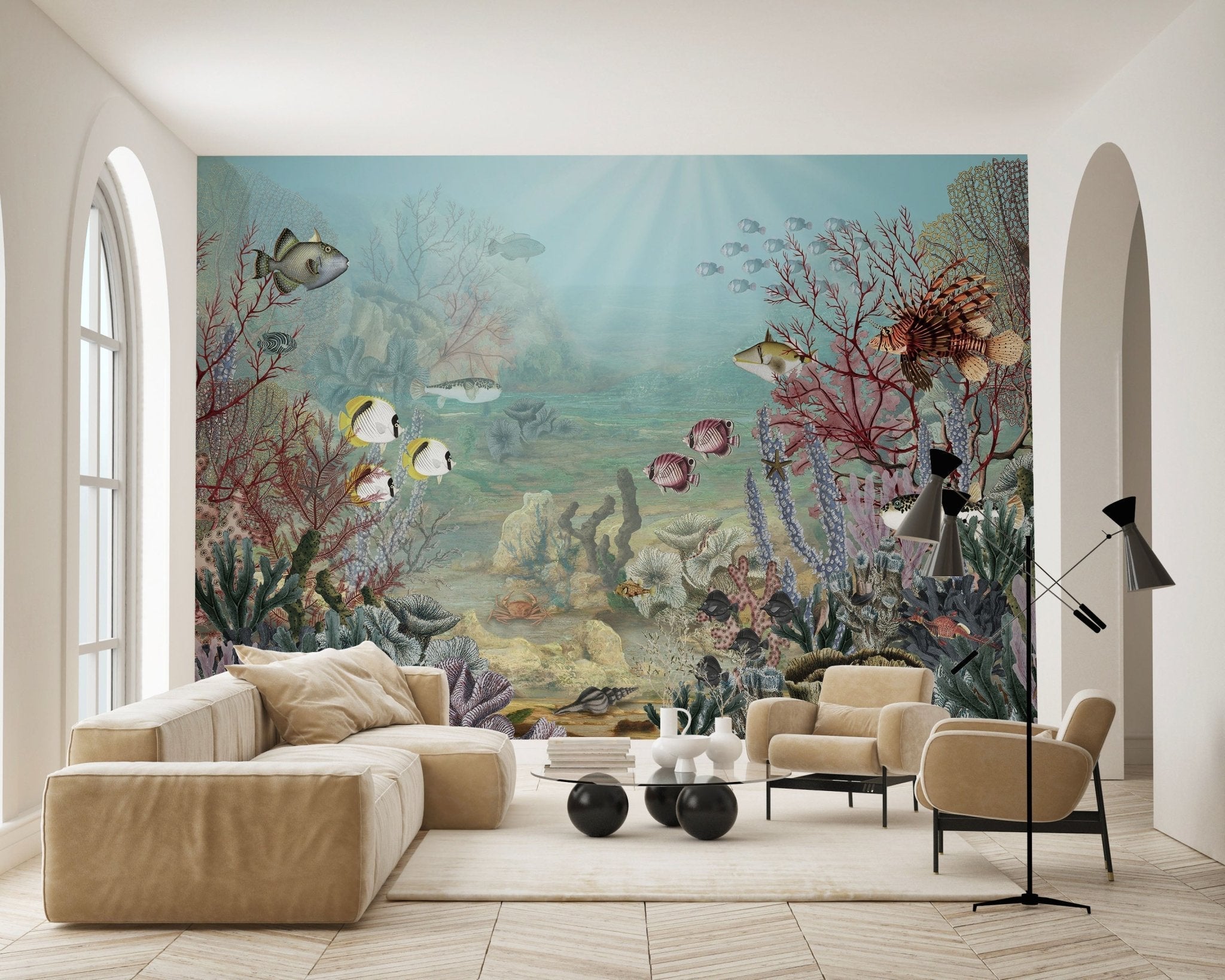 Papier peint vie sous la mer, XXL, tendance