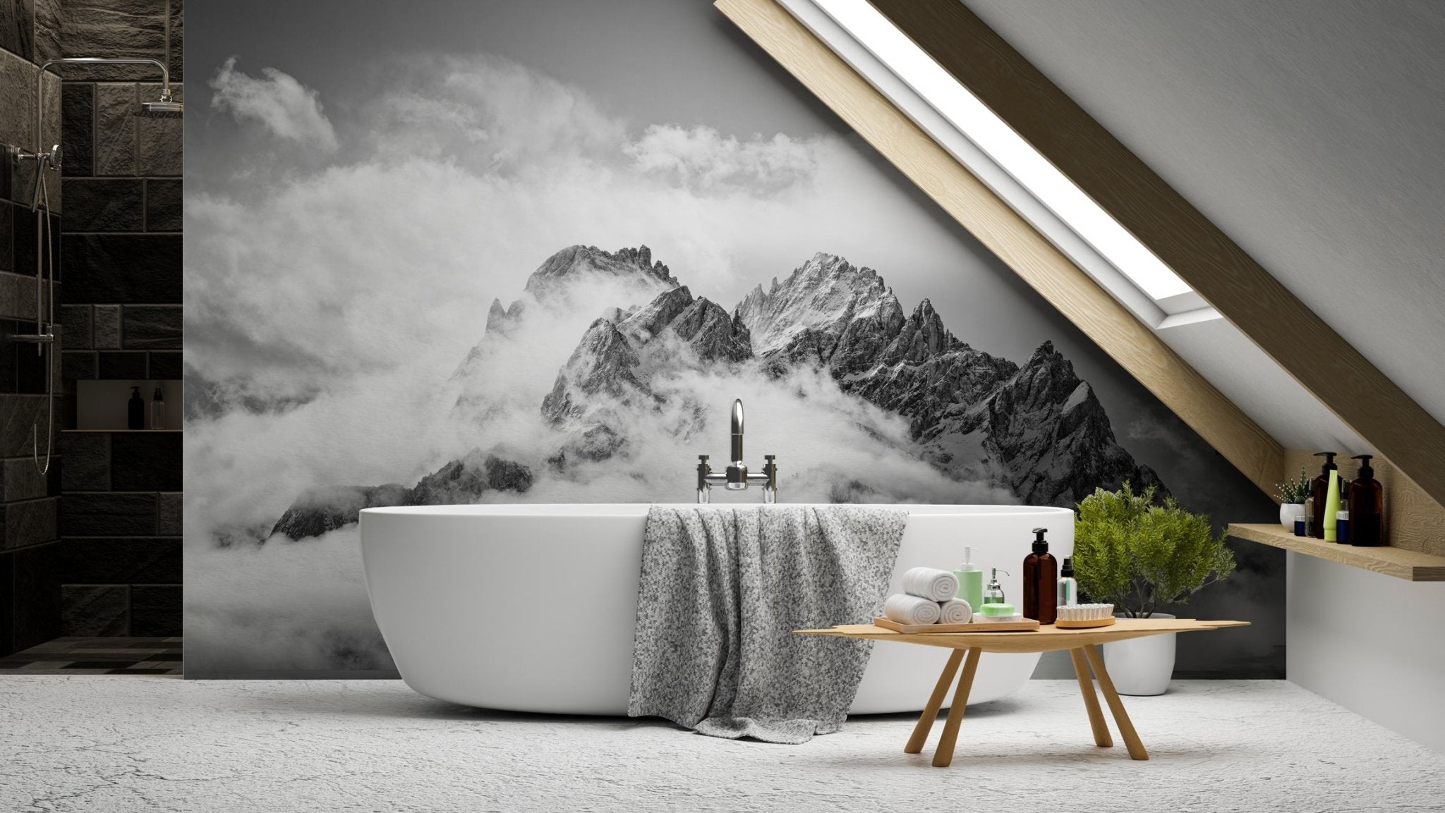 Papier peint panoramique pic Dolomites, XXL, tendance