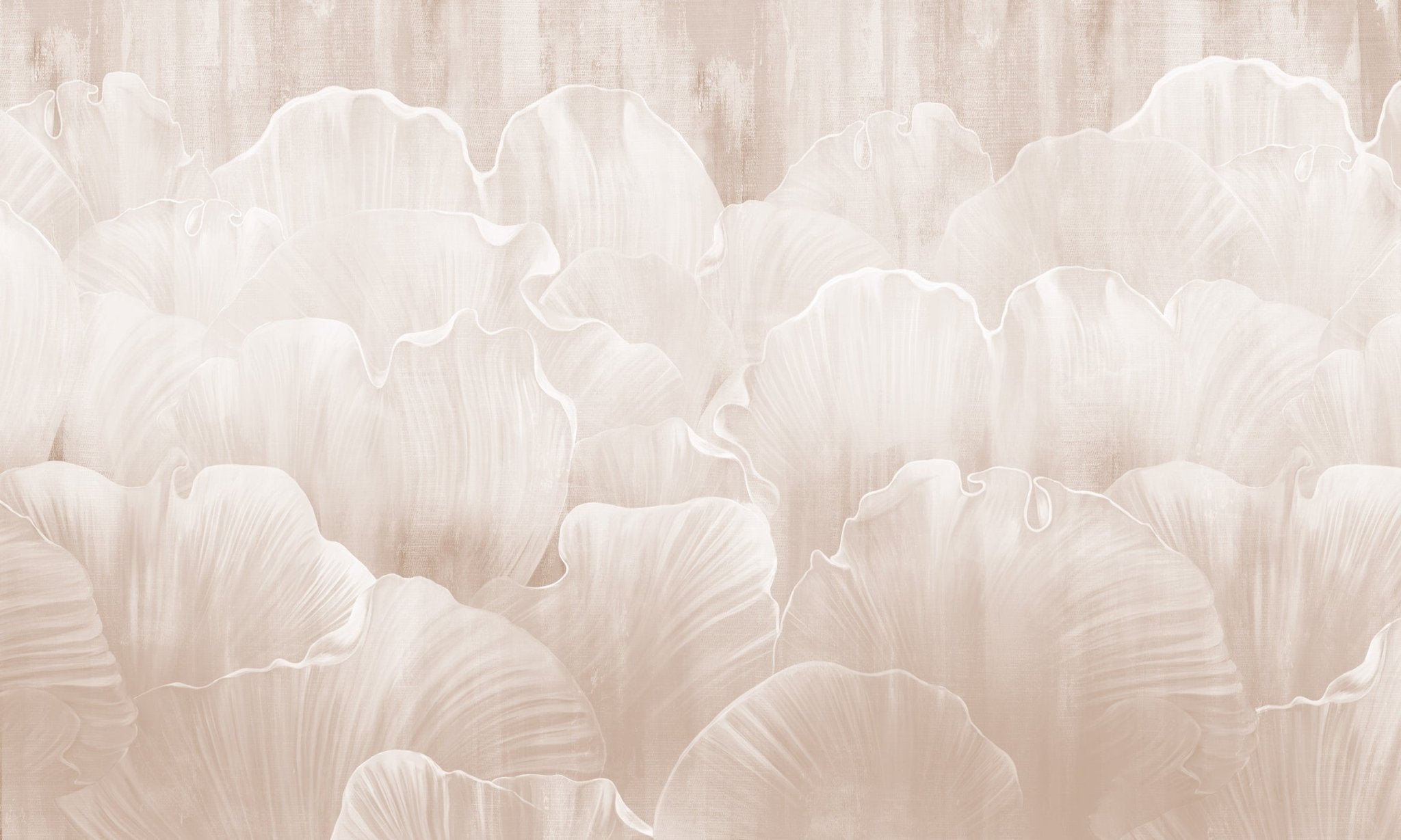 Papier peint pétales  - Floral moderne - Muralconcept