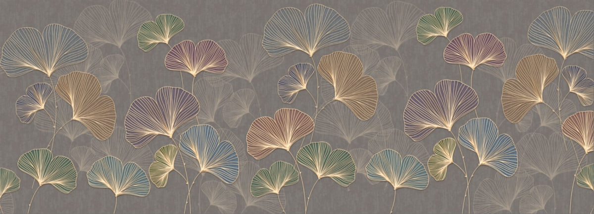 VP Trendy Asian Ginkgo Panoramic Wallpaper L707cm x H255cm