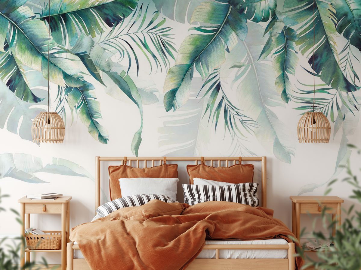 Jungle & Scandinavian style wallpaper