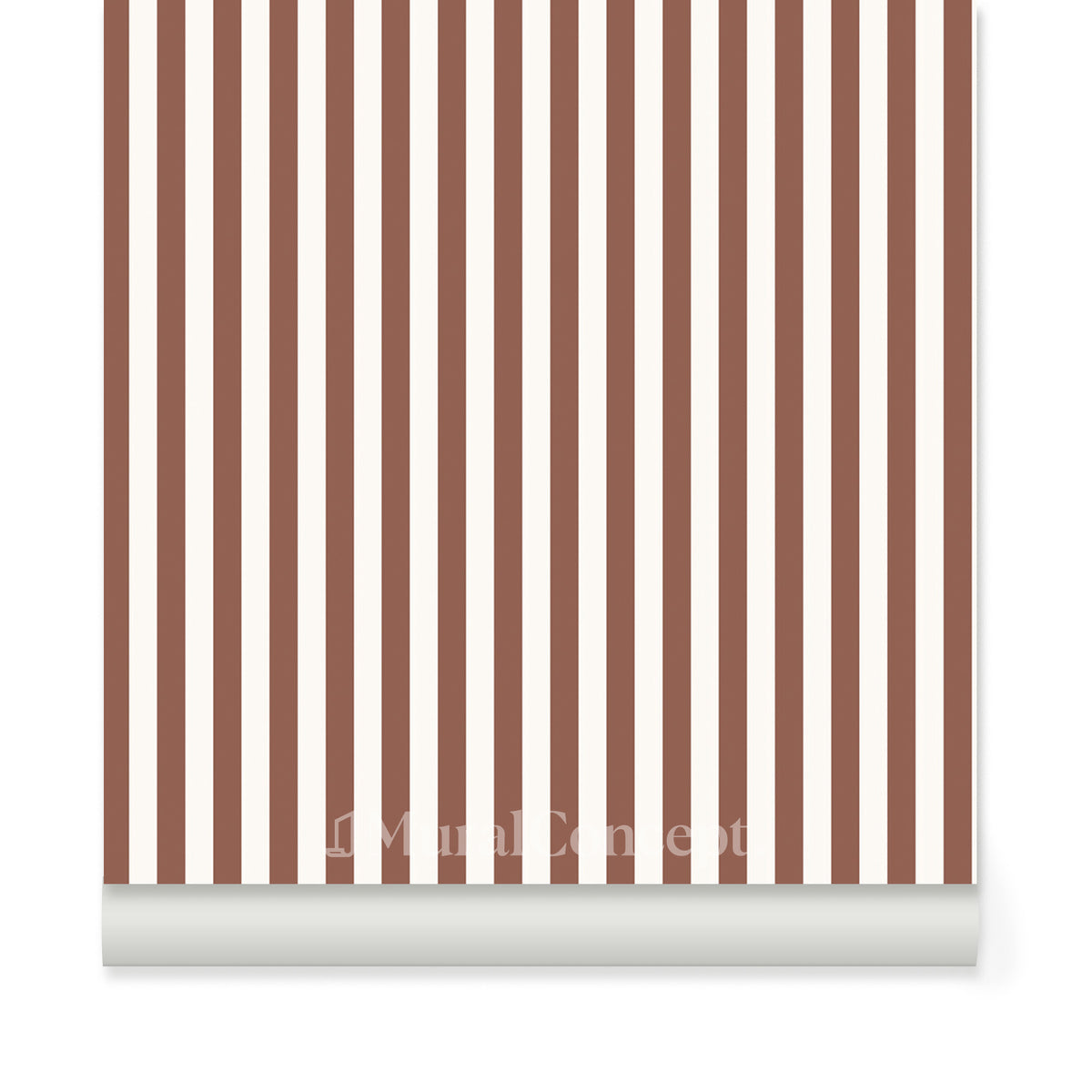 Old pink retro striped wallpaper