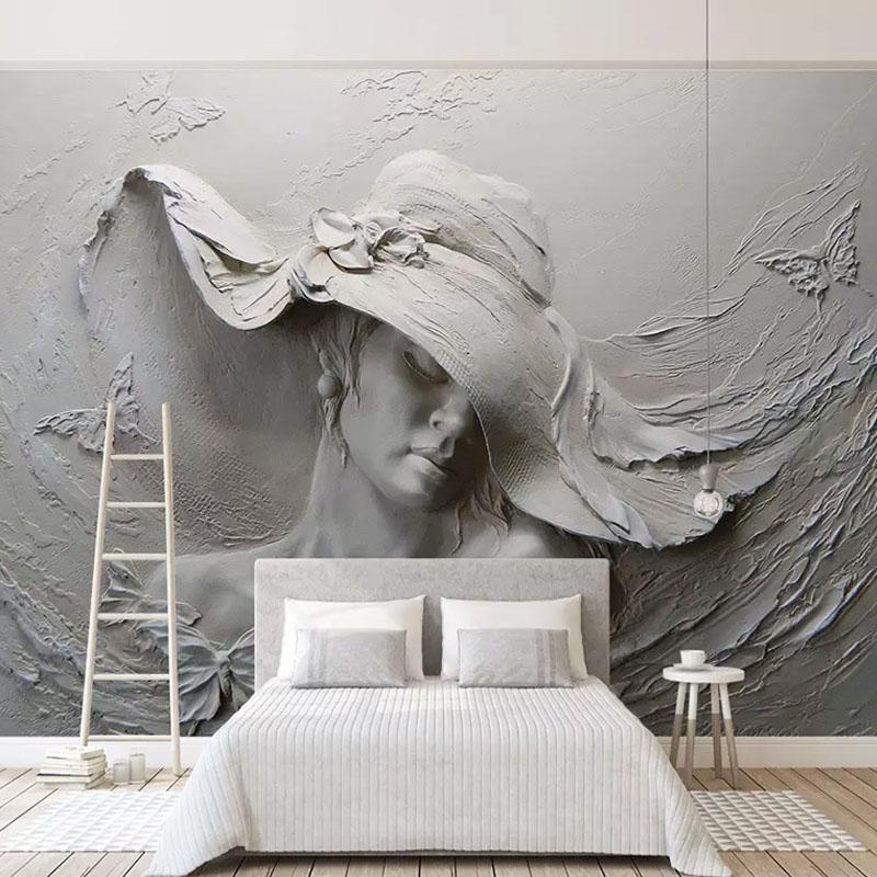 Papier peint Woman Sculpt - papier peint sur mesure francais - muralconcept